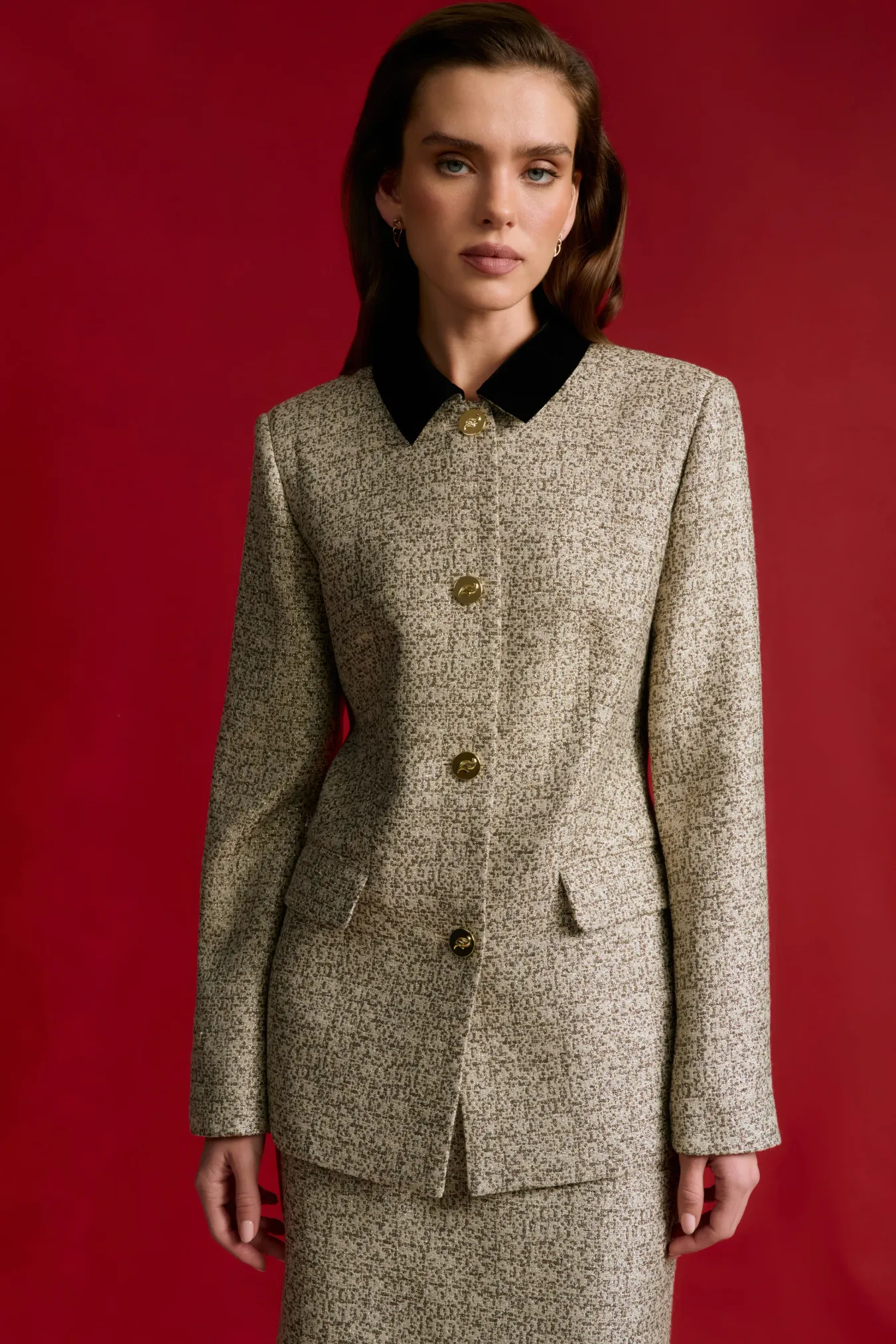 Жакет приталенный