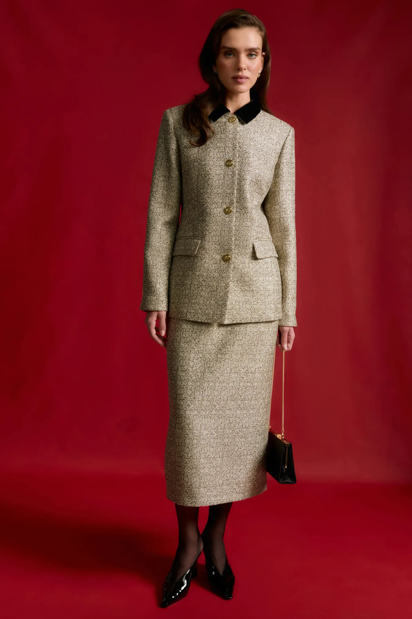 Юбка смесовой шерсти