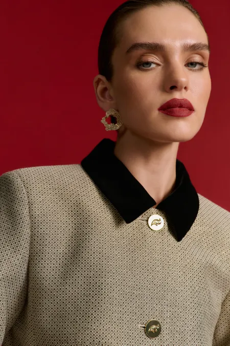 Жакет из смесовой шерсти