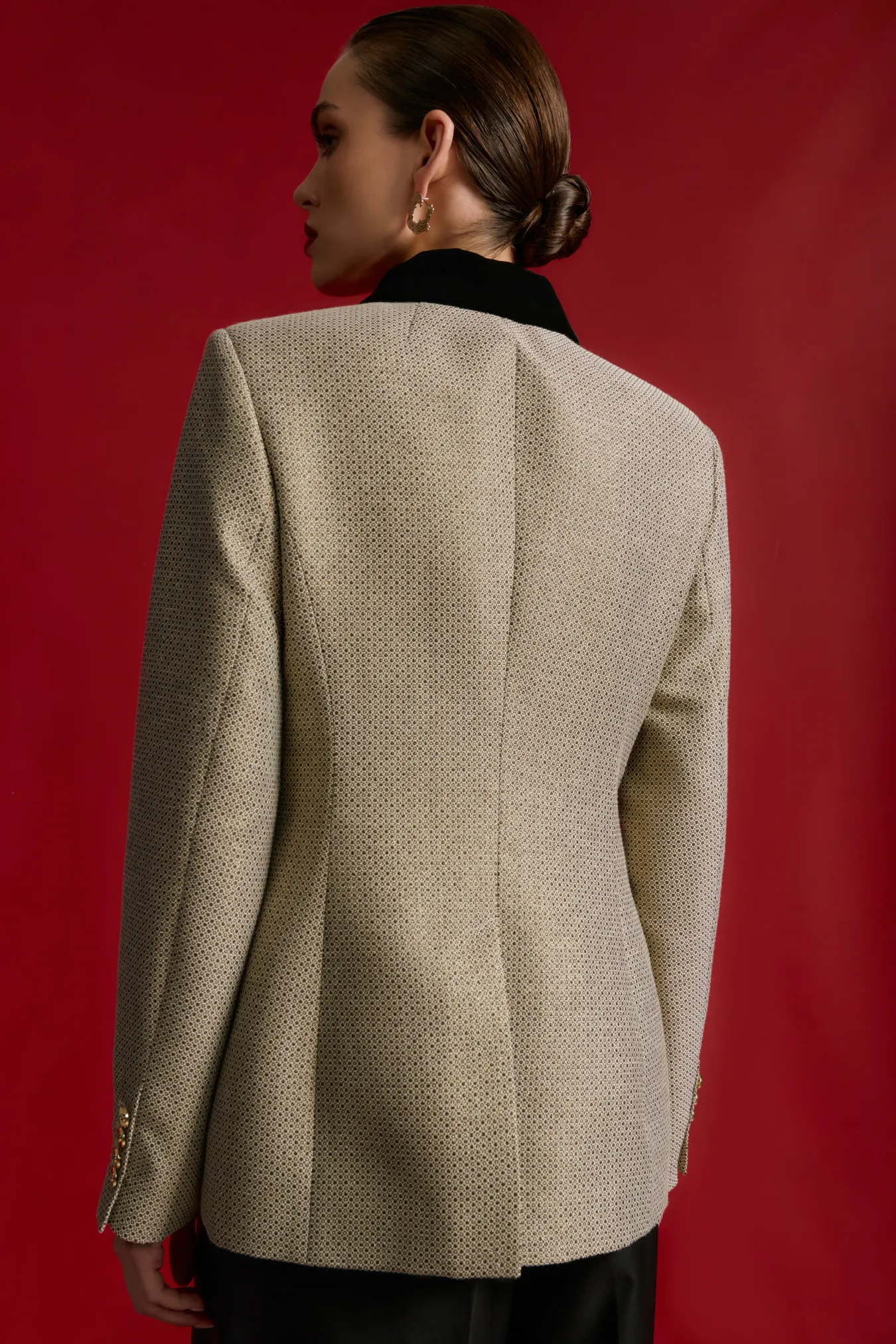 Жакет из смесовой шерсти