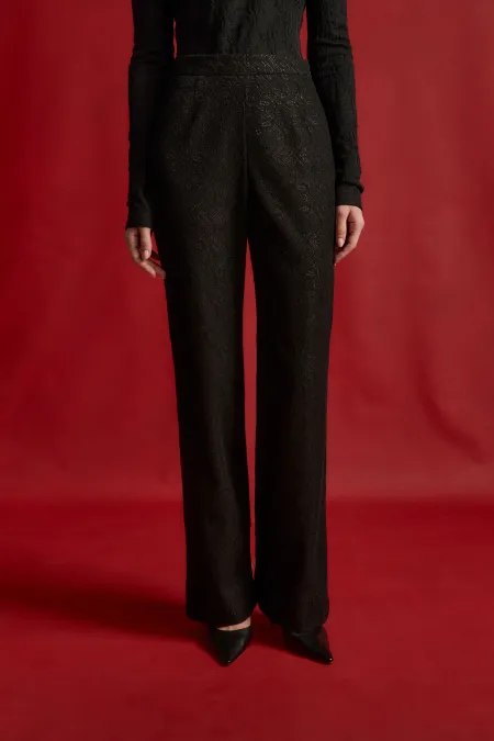 Кружевные брюки на шелковой подкладке