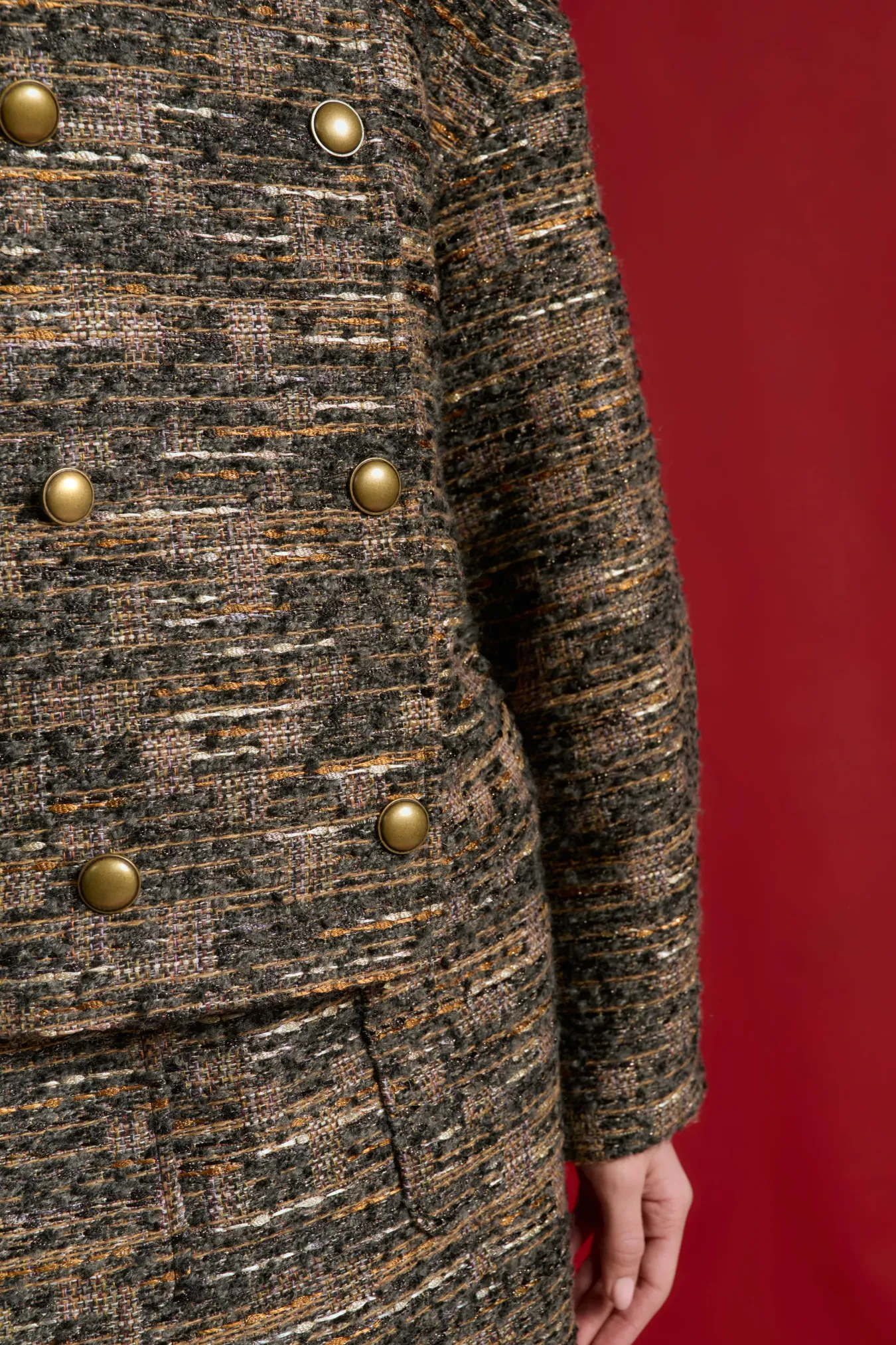 Жакет из смесовой шерсти