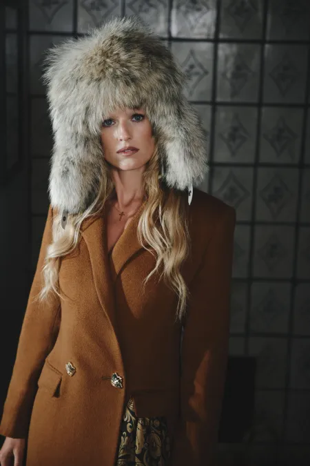 Пальто из 100% шерсти