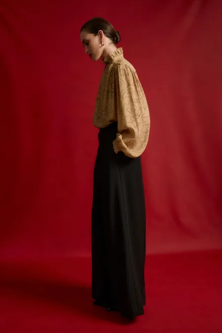 Блуза из 100% шелка