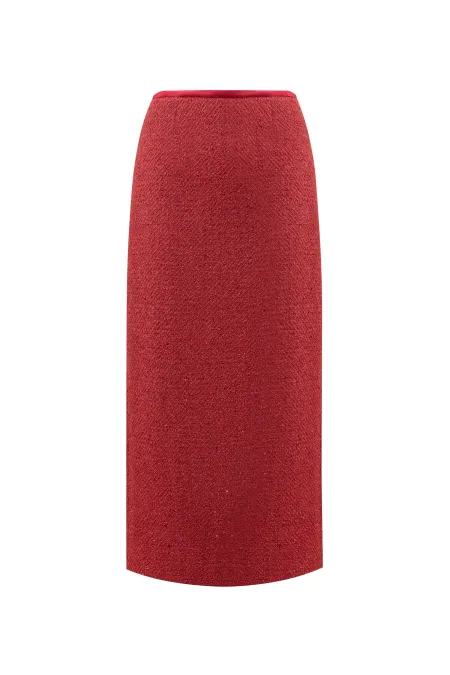Юбка из смесовой шерсти