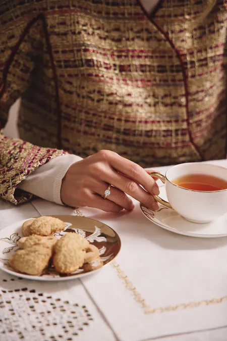 Кольцо из золота 750 пробы с бриллиантом