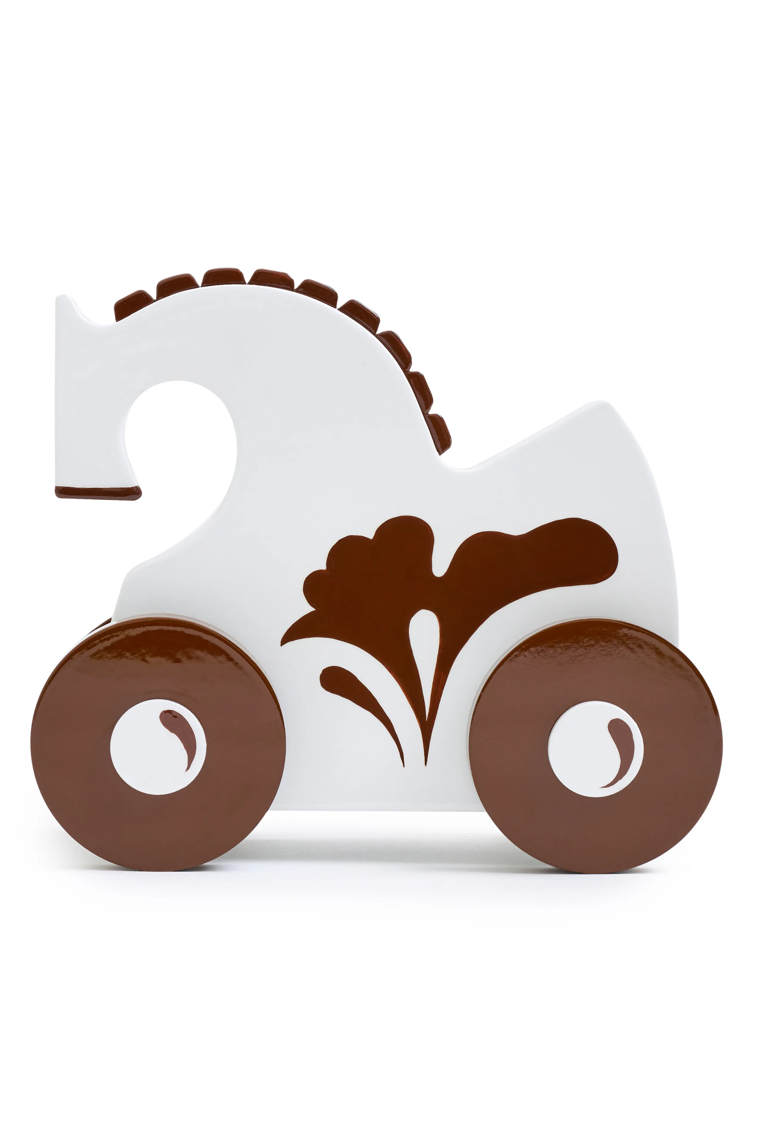 Белый/Коричневый