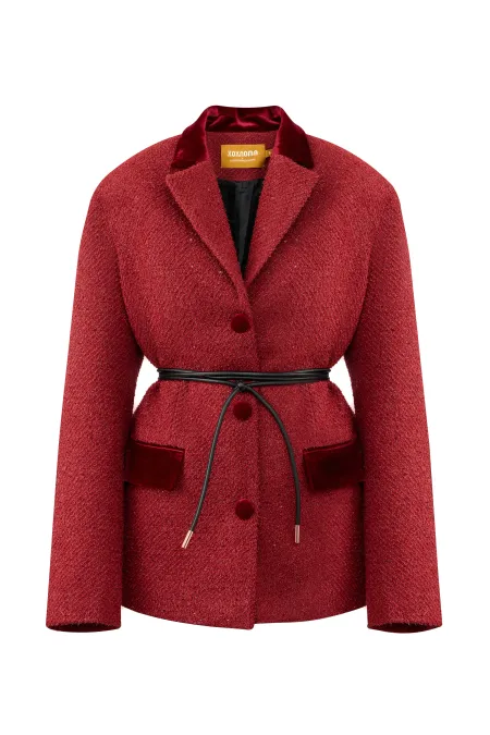 Жакет из смесовой шерсти