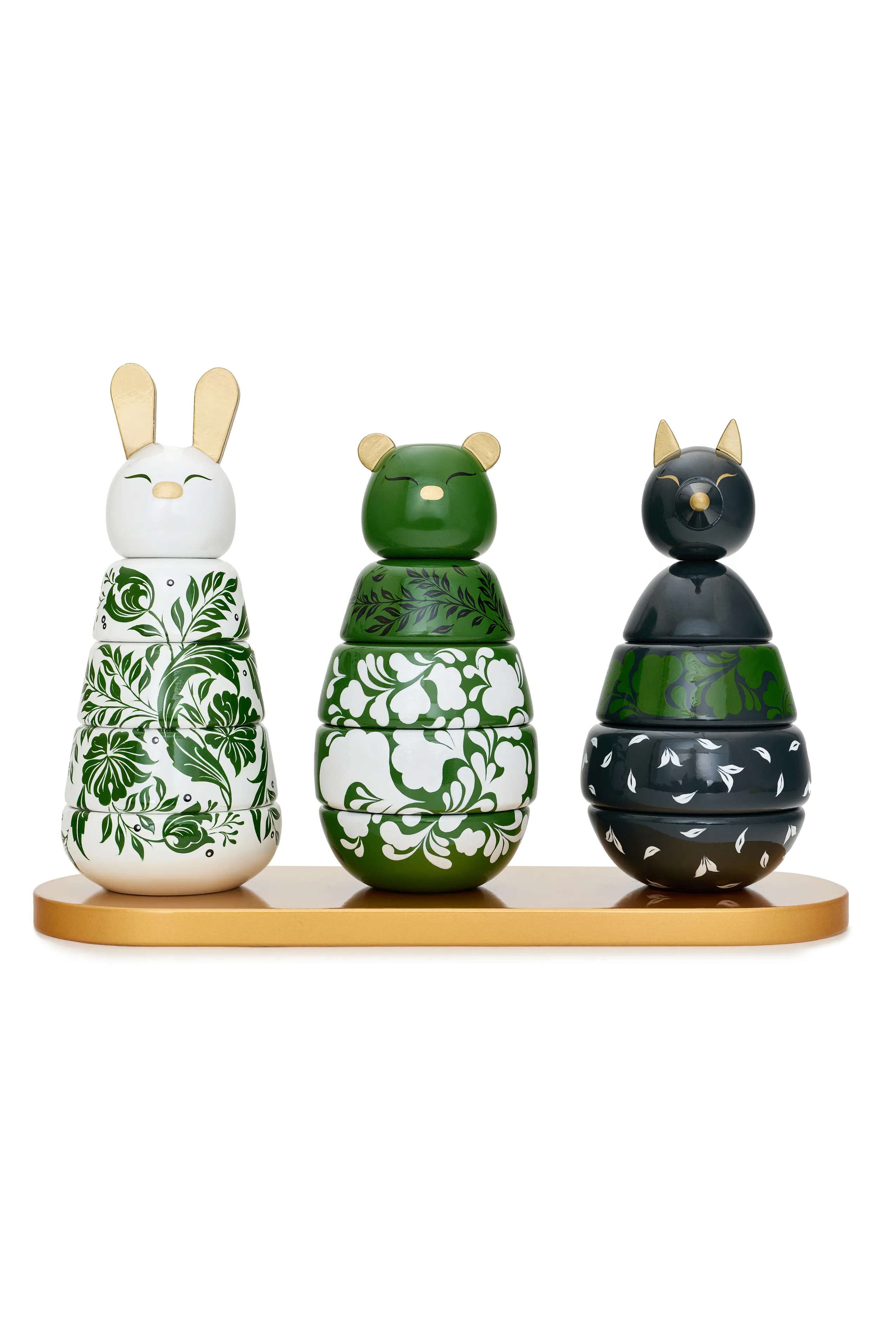 Белый/Зеленый/Черный