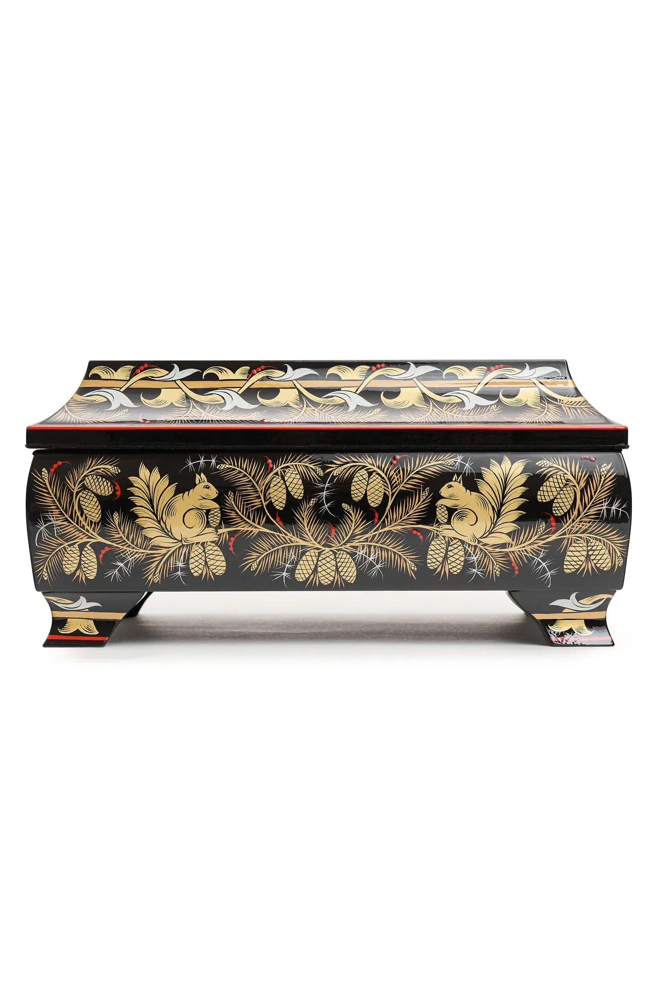 Сундук-шкатулка "Хохлома" 