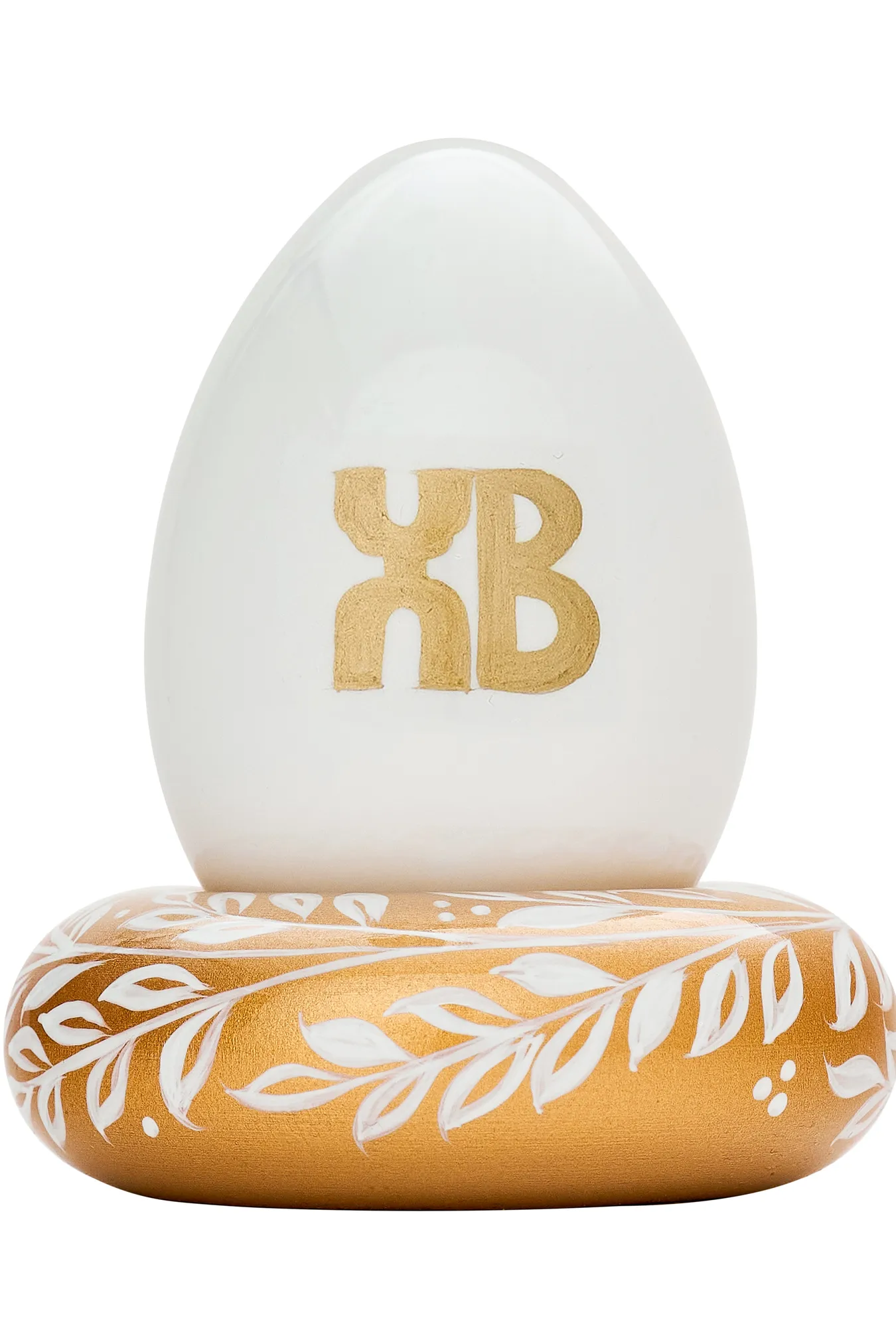 Яйцо пасхальное на круглой подставке