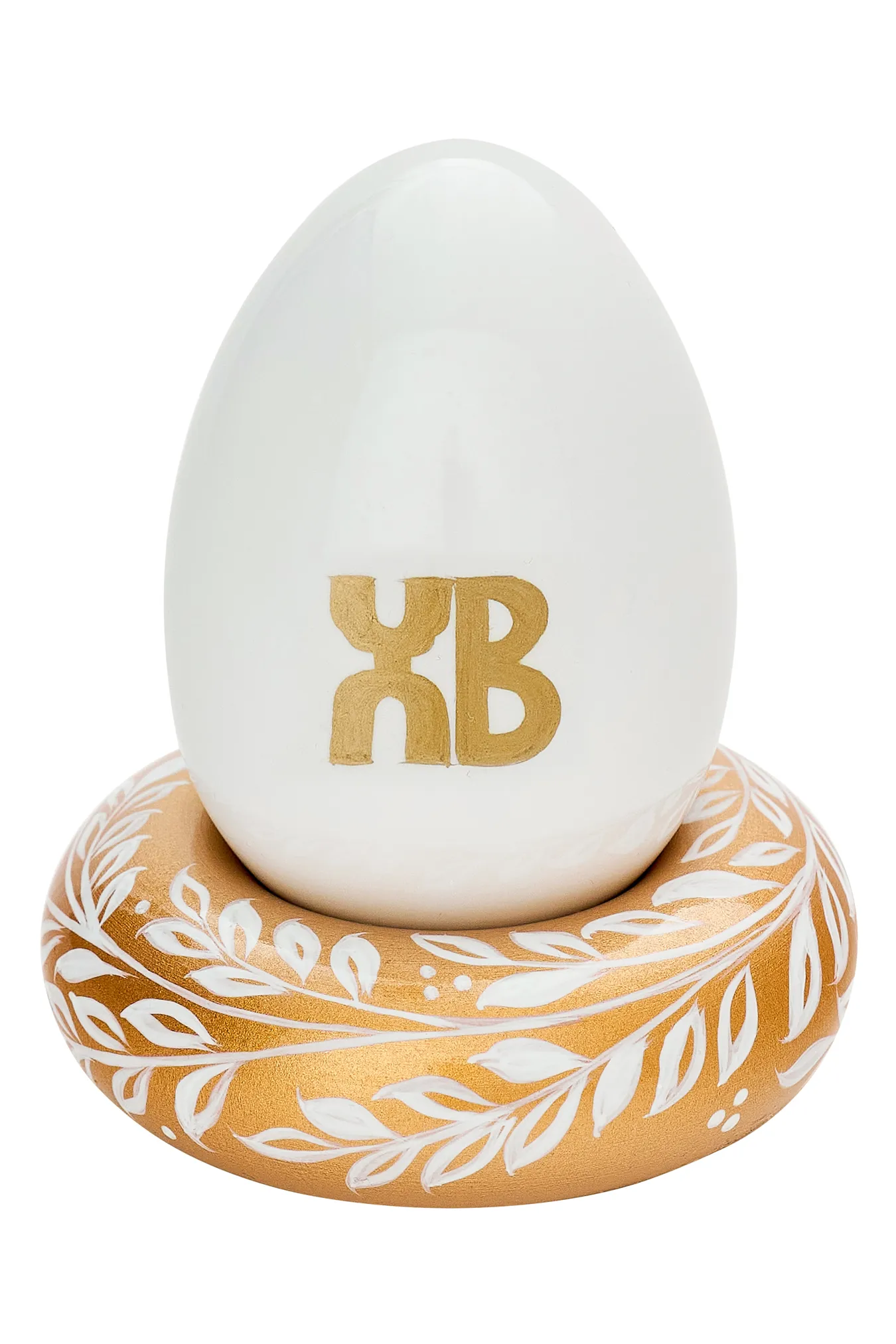 Яйцо пасхальное на круглой подставке