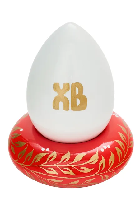 Яйцо пасхальное на круглой подставке