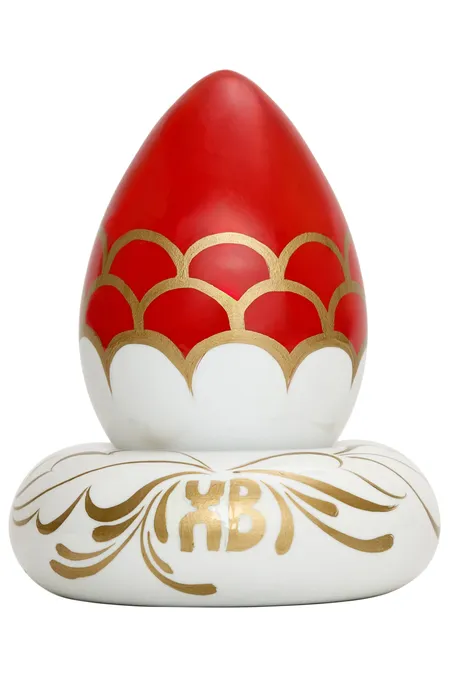 Яйцо пасхальное на круглой подставке