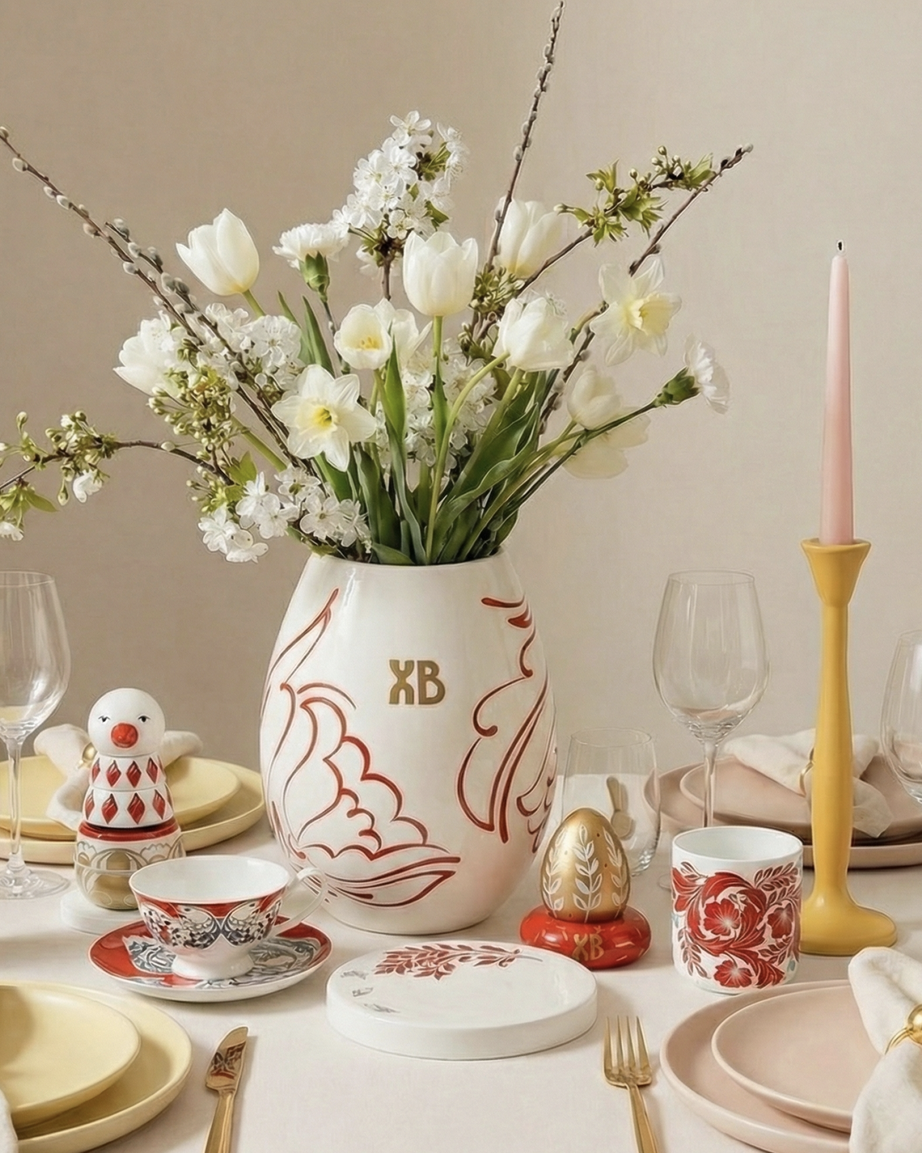 Белый/Красный