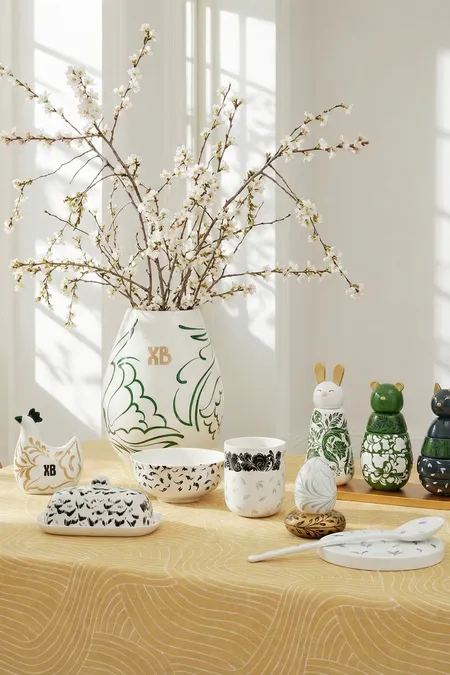 Ваза «Новая Хохлома», большая