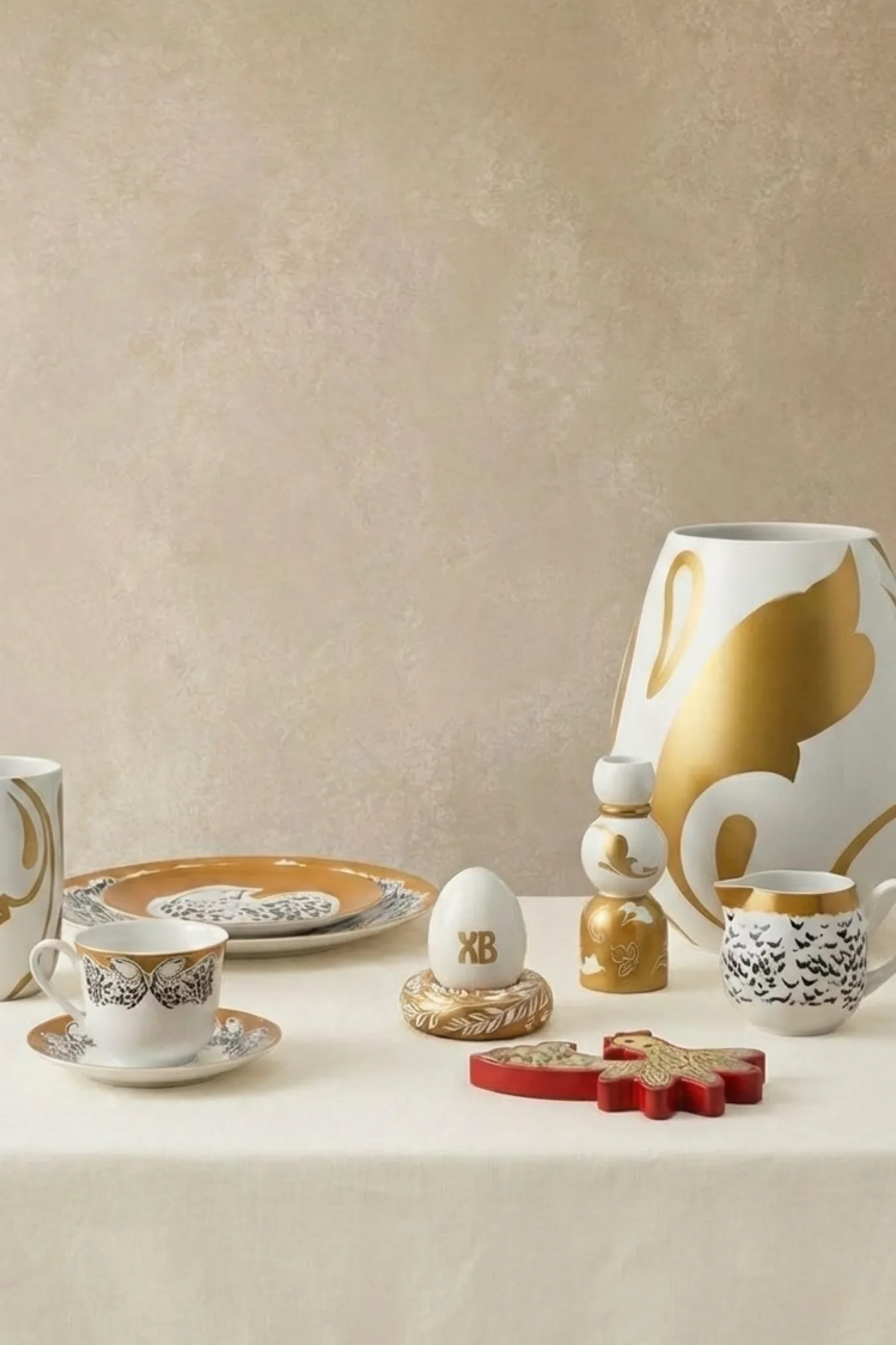 Молочник, коллекция «Перья на золоте»