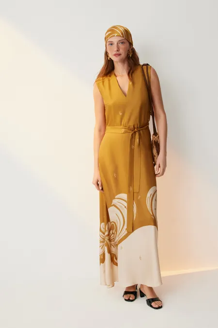 Шелковое платье