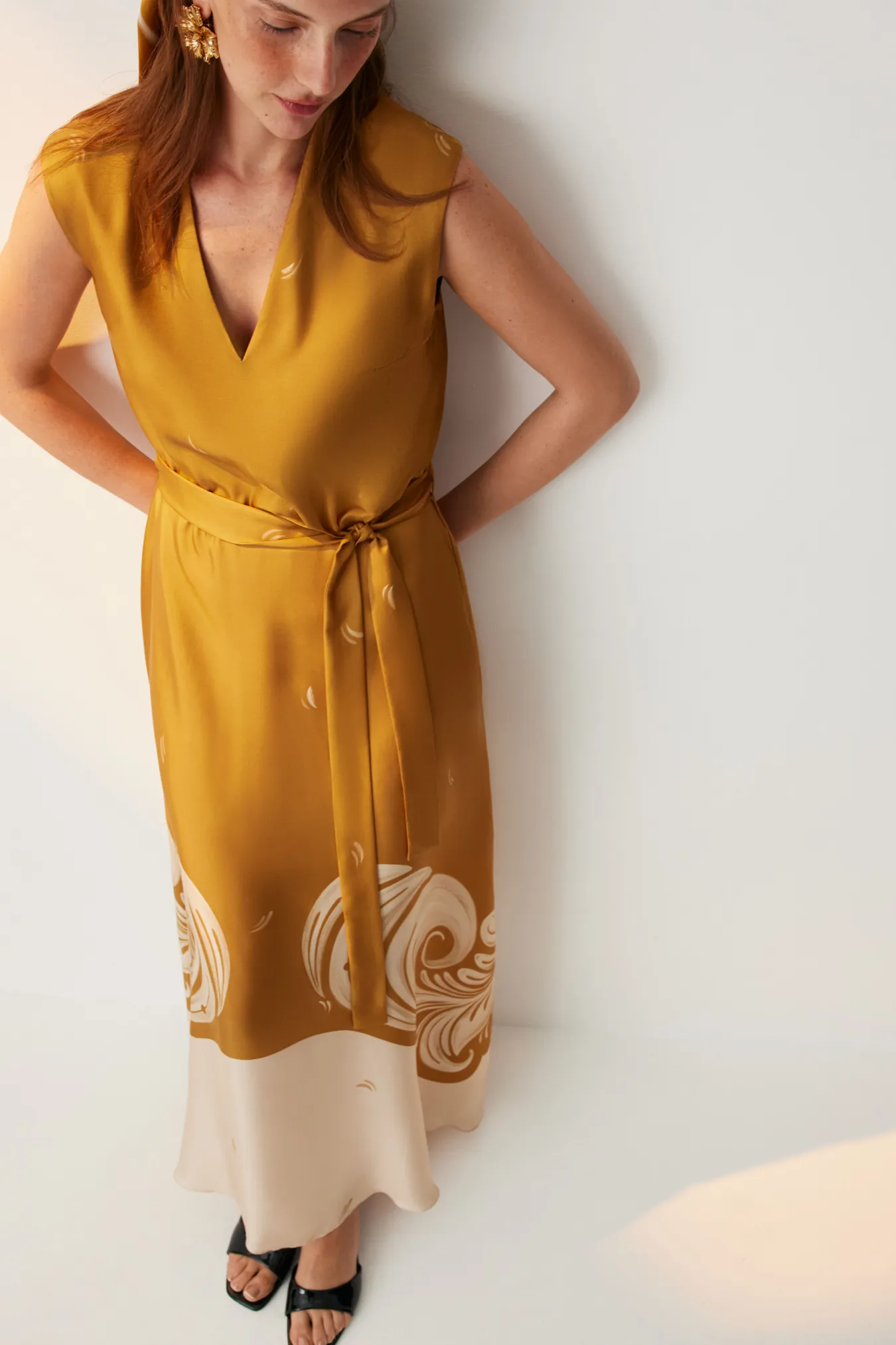 Шелковое платье