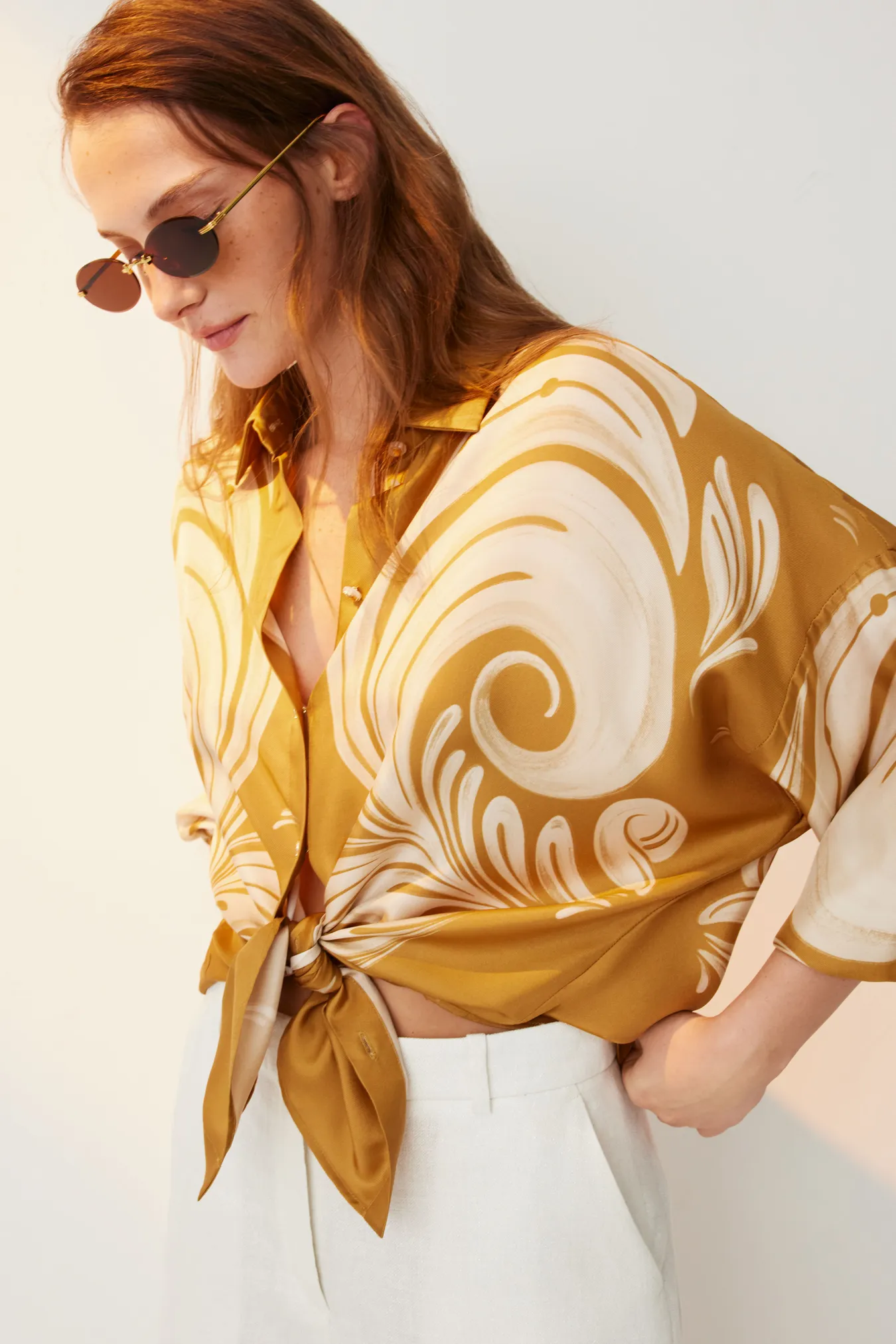 Шелковая блузка