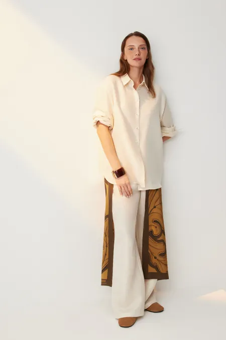 Брюки свободного кроя