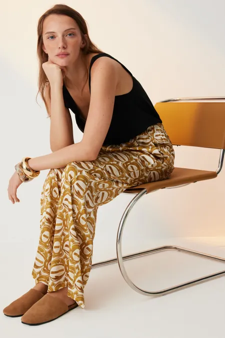 Брюки из премиального шелка