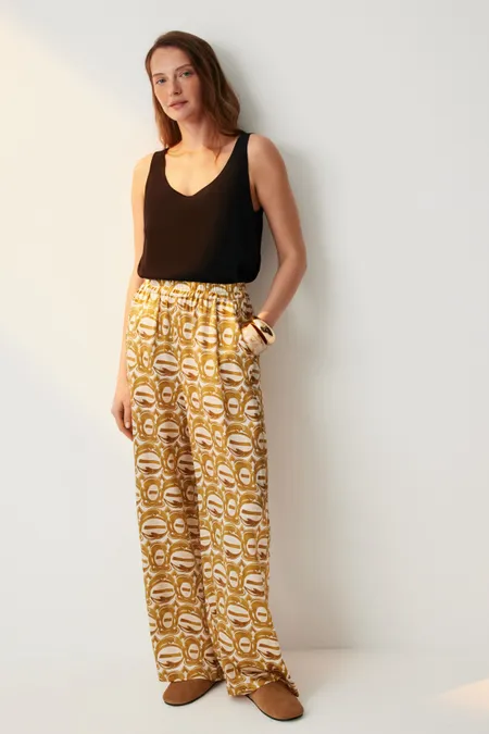 Брюки из премиального шелка