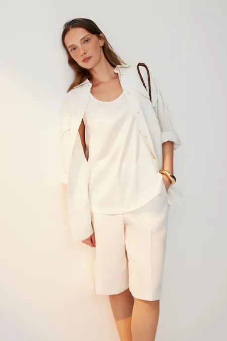 Топ из шёлка 