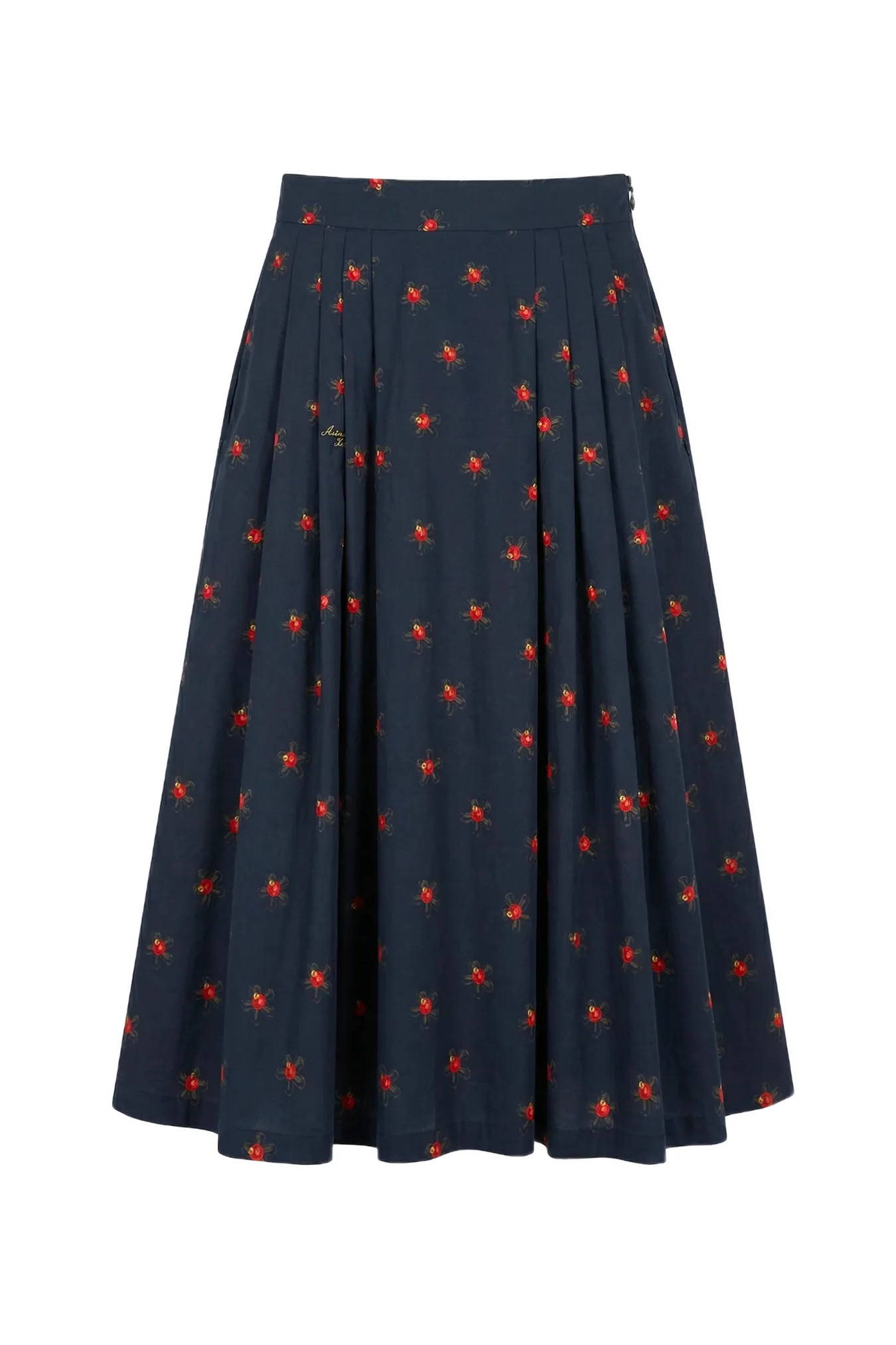 Юбка миди с цветочным принтом