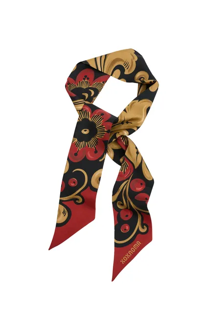 Шелковый шарф твилли 