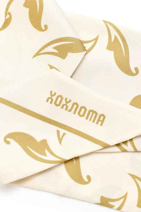 Шелковый шарф твилли женский