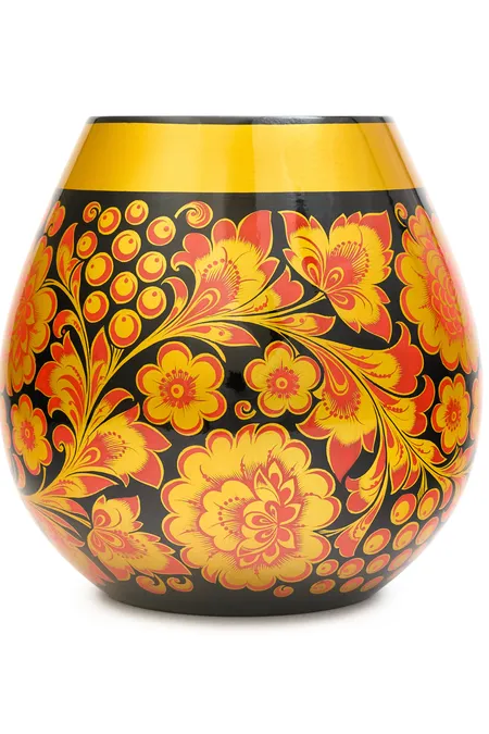 Ваза "Новая Хохлома", средняя