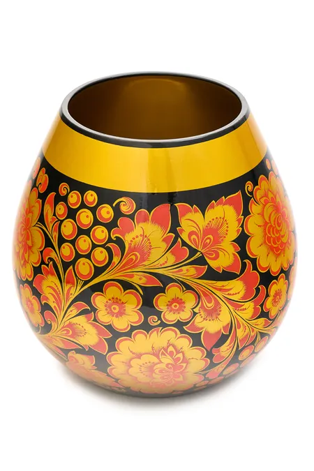 Ваза "Новая Хохлома", средняя