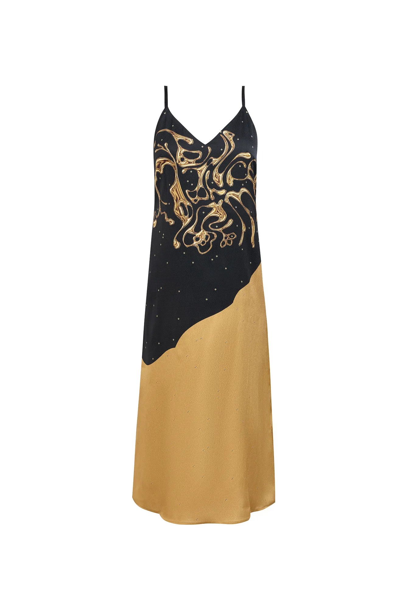 Платье-комбинация из 100% шёлка 