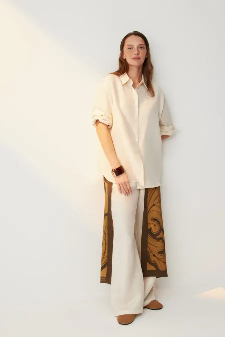 Брюки свободного кроя