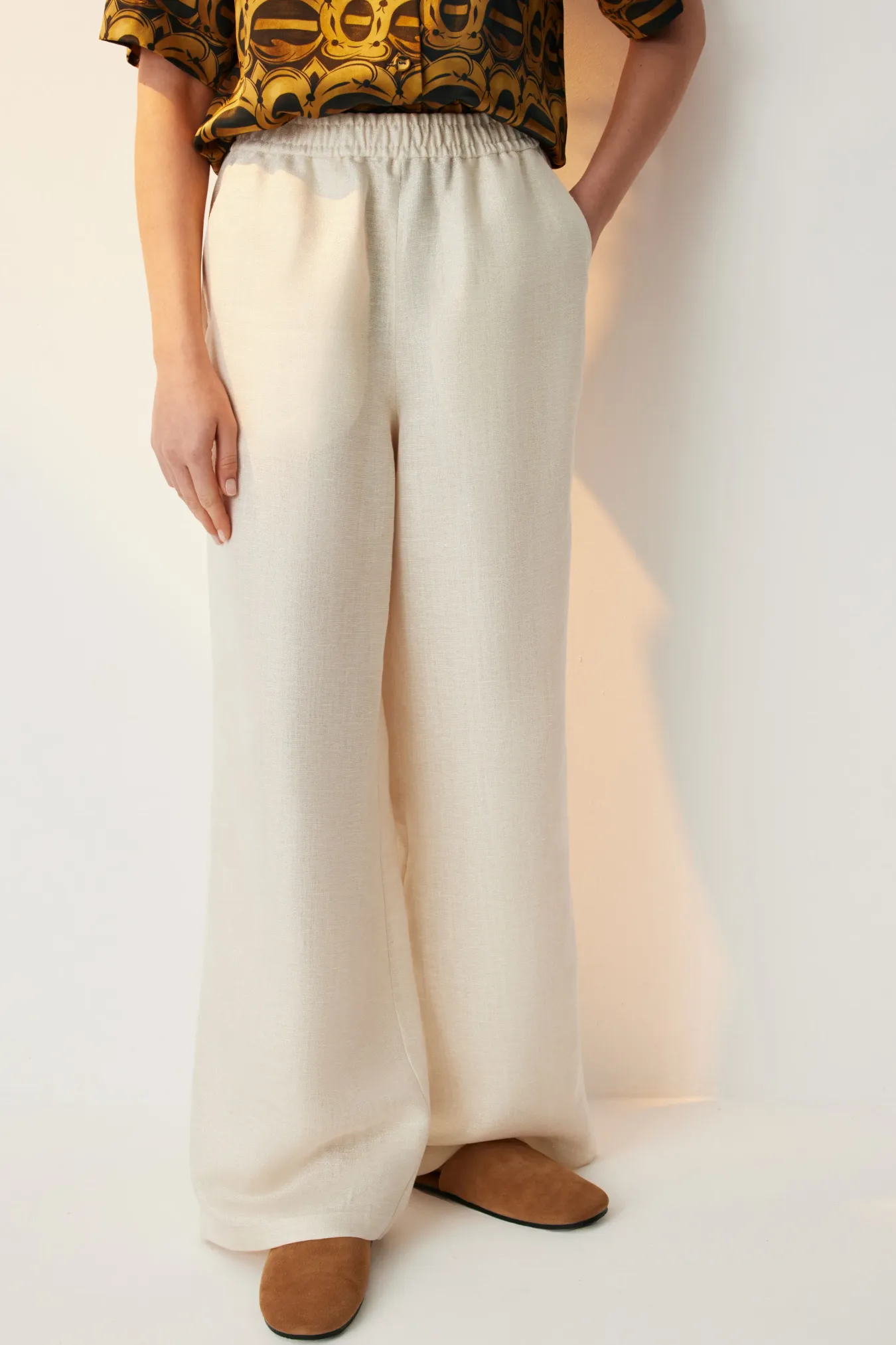 Брюки свободного кроя