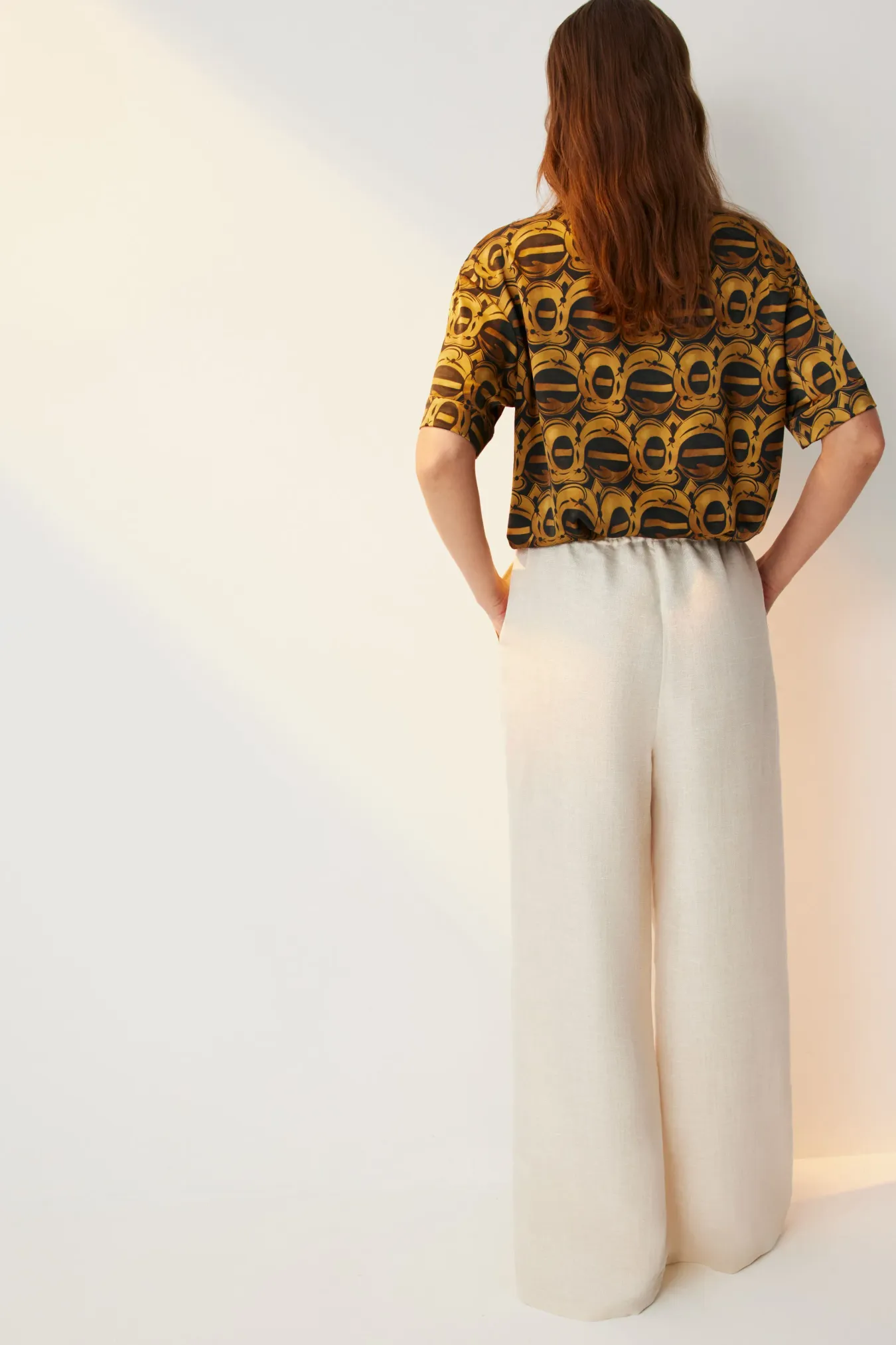 Брюки свободного кроя