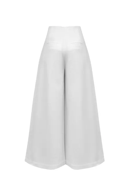 Брюки из фактурной ткани