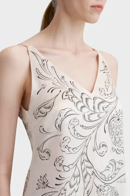 Платье-комбинация из премиального шелка