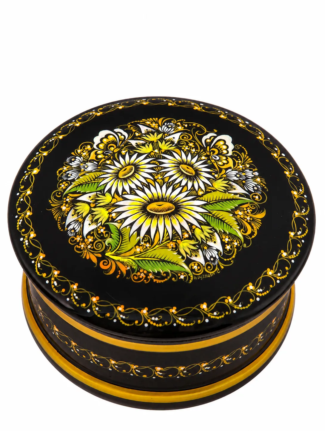 Коробка с миниатюрной росписью 