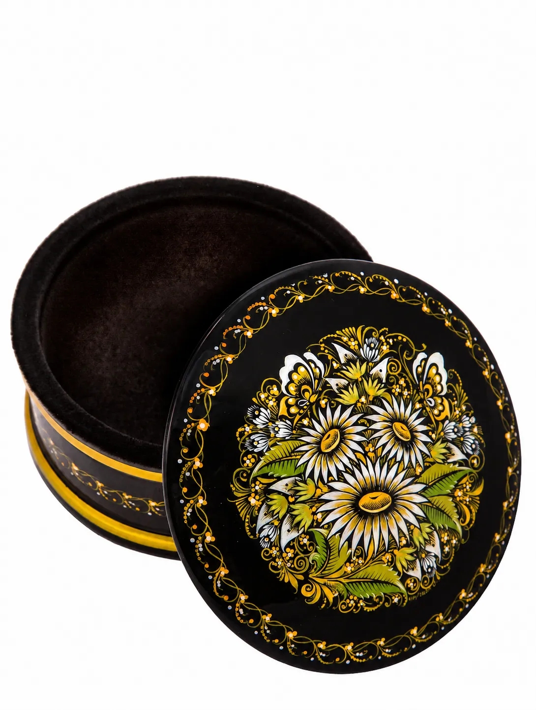 Коробка с миниатюрной росписью 