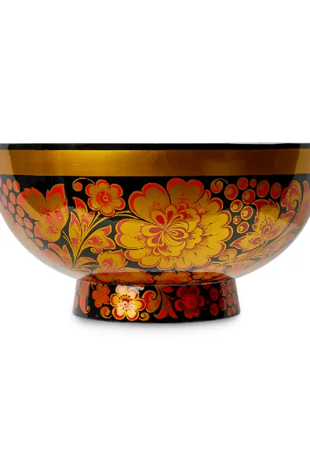 Ваза для фруктов «Новая Хохлома»