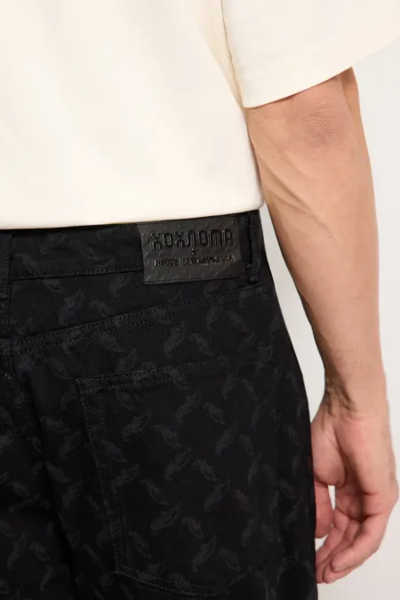 Мужские джинсы с паттерном