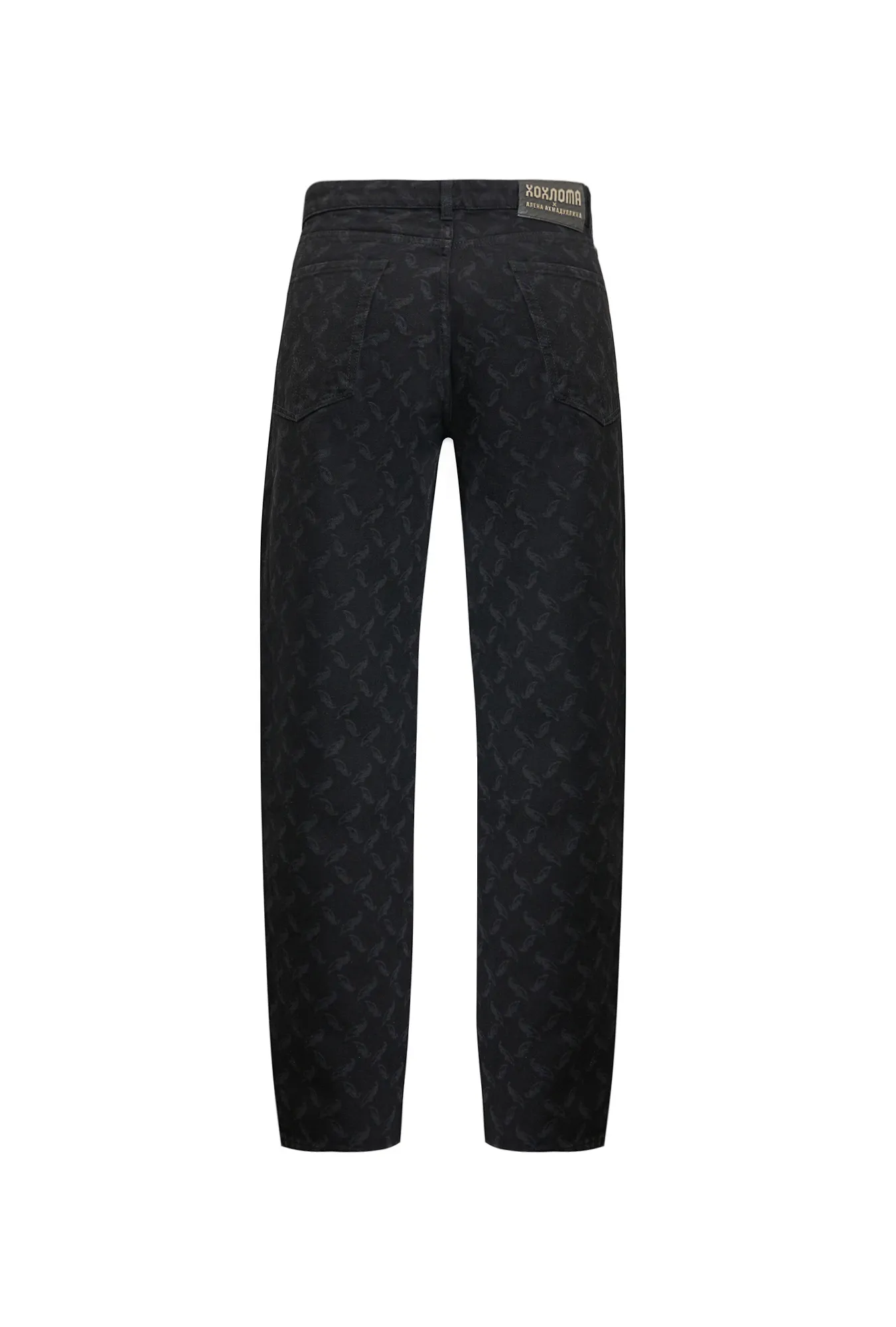 Мужские джинсы с паттерном