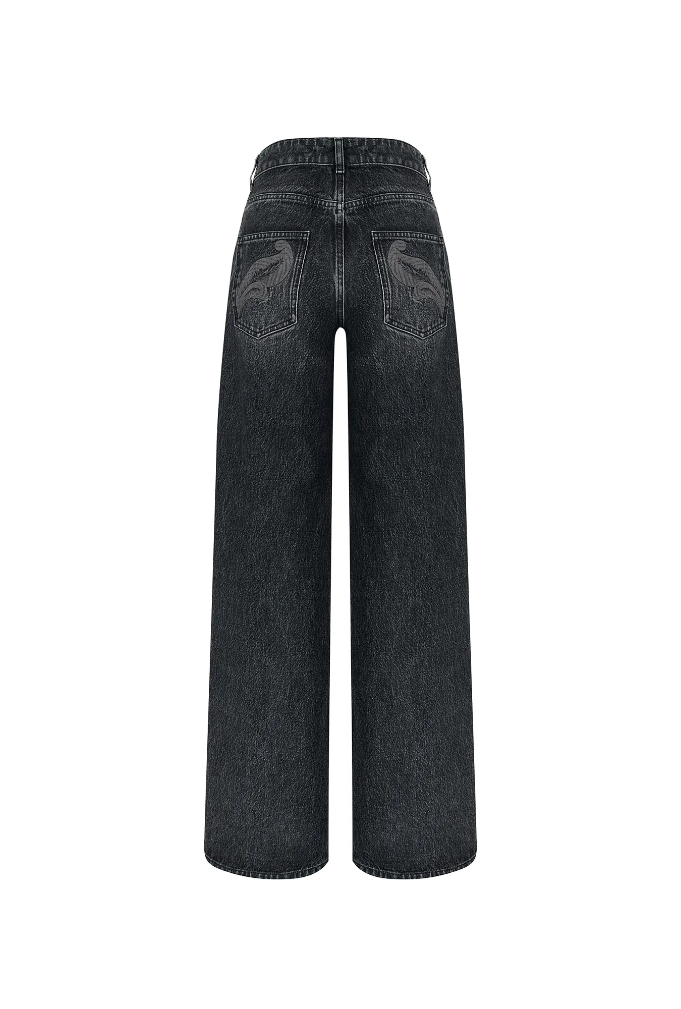 Джинсы с вышивкой