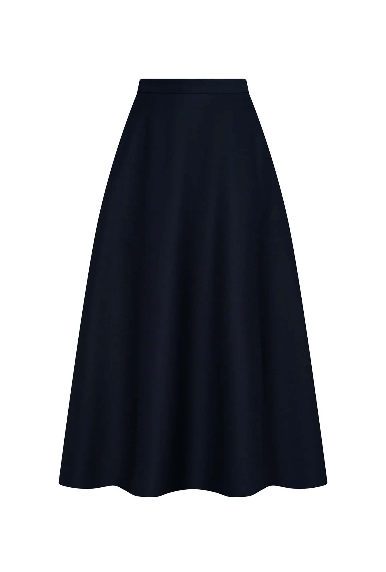 Юбка-миди из премиальной шерсти