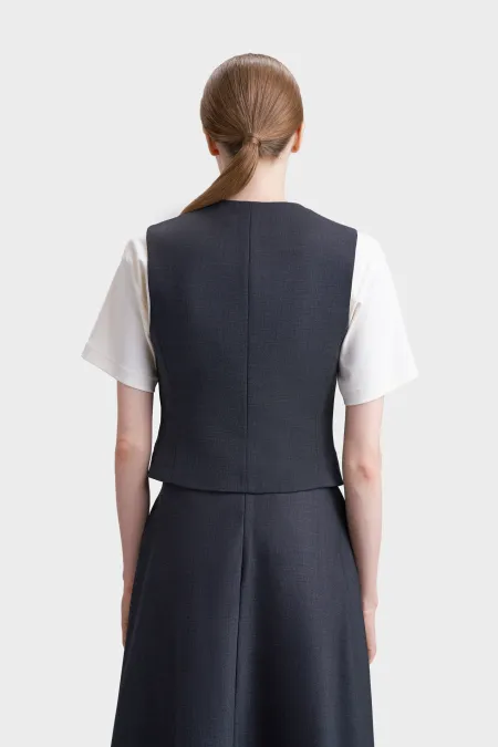 Шерстяной жилет