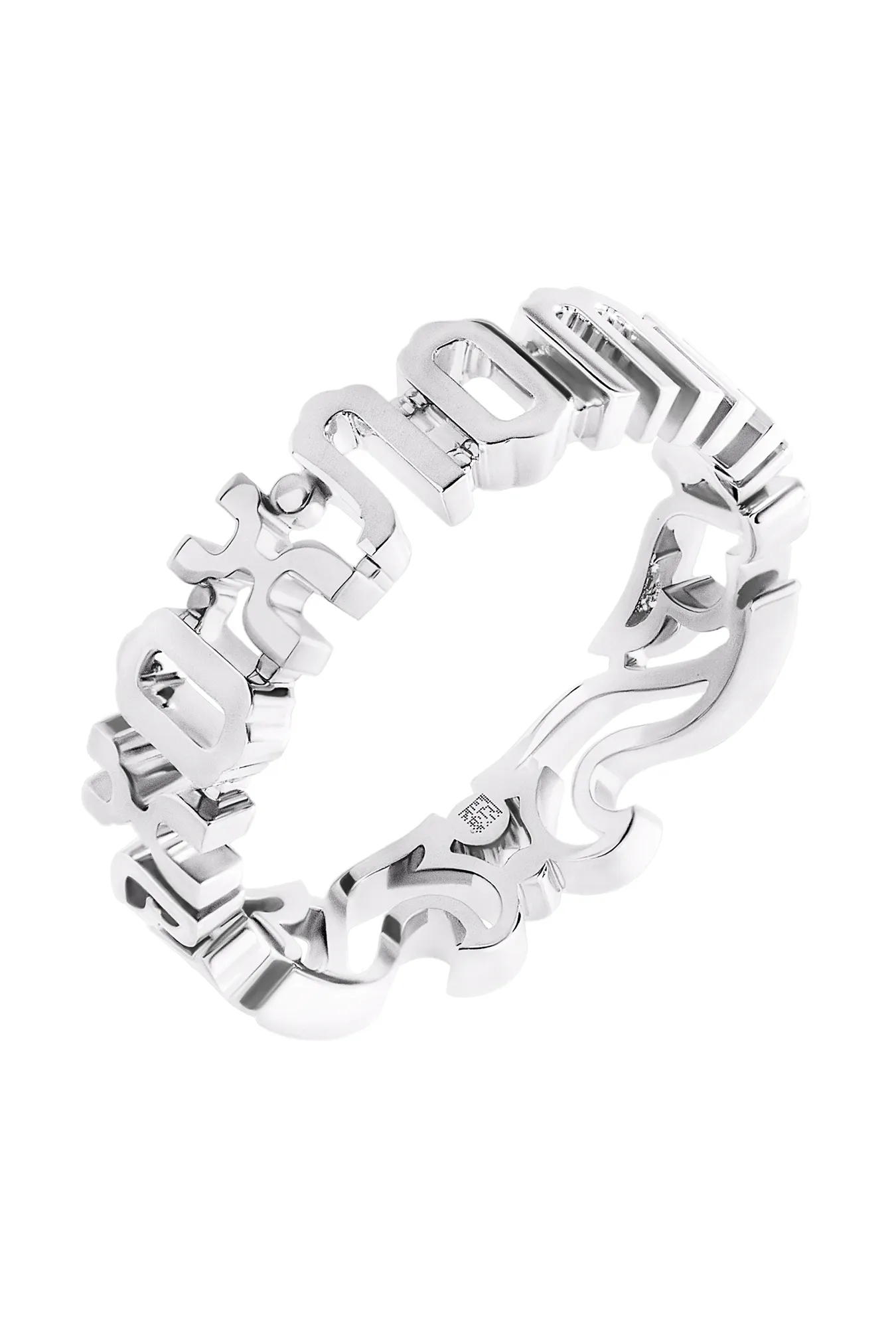 Кольцо из белого золота 585 пробы «‎Хохлома»