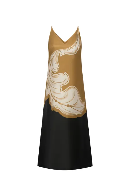Платье-комбинация из премиального шелка