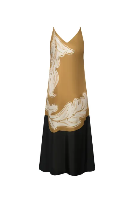 Платье-комбинация из премиального шелка